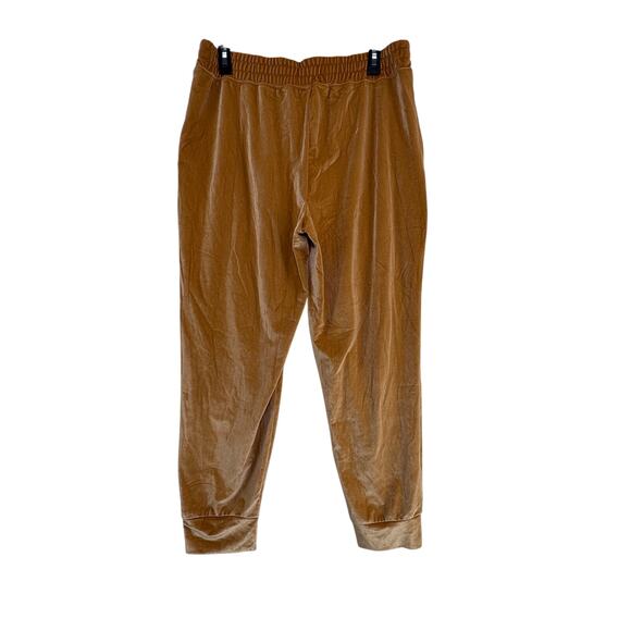 Fabletics Daria Velour Jogger Pants Brown L Soft Luxe Lounge Women’s Athleisure - Picture 4 of 6